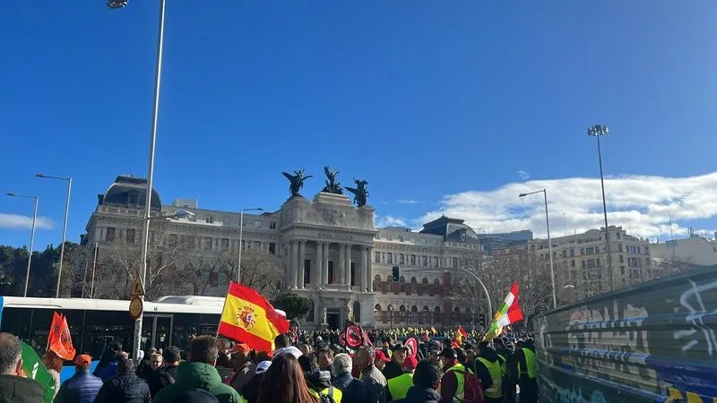Concentración y tractorada Madrid 