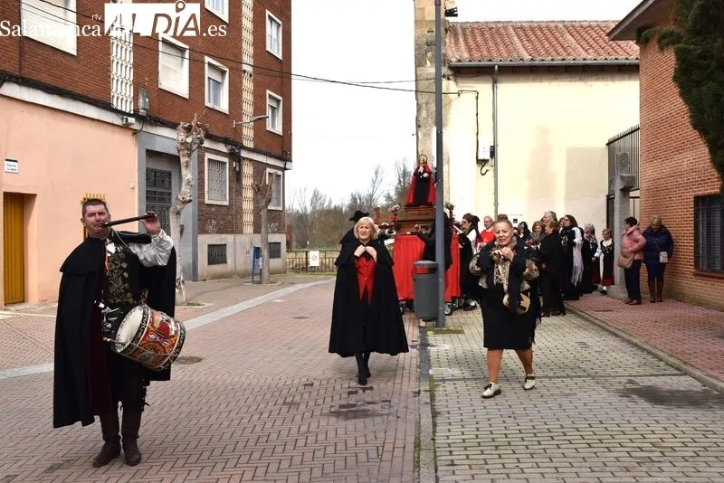 Procesión de las águedas en Santa Marta de Tormes