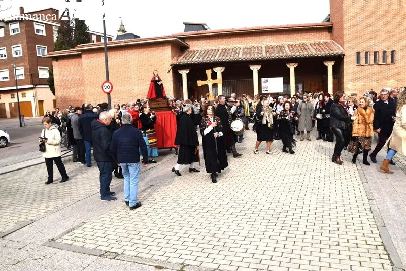 Procesión de las águedas en Santa Marta de Tormes
