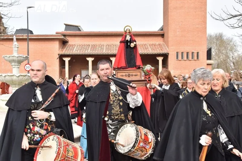 Procesión de las águedas en Santa Marta de Tormes