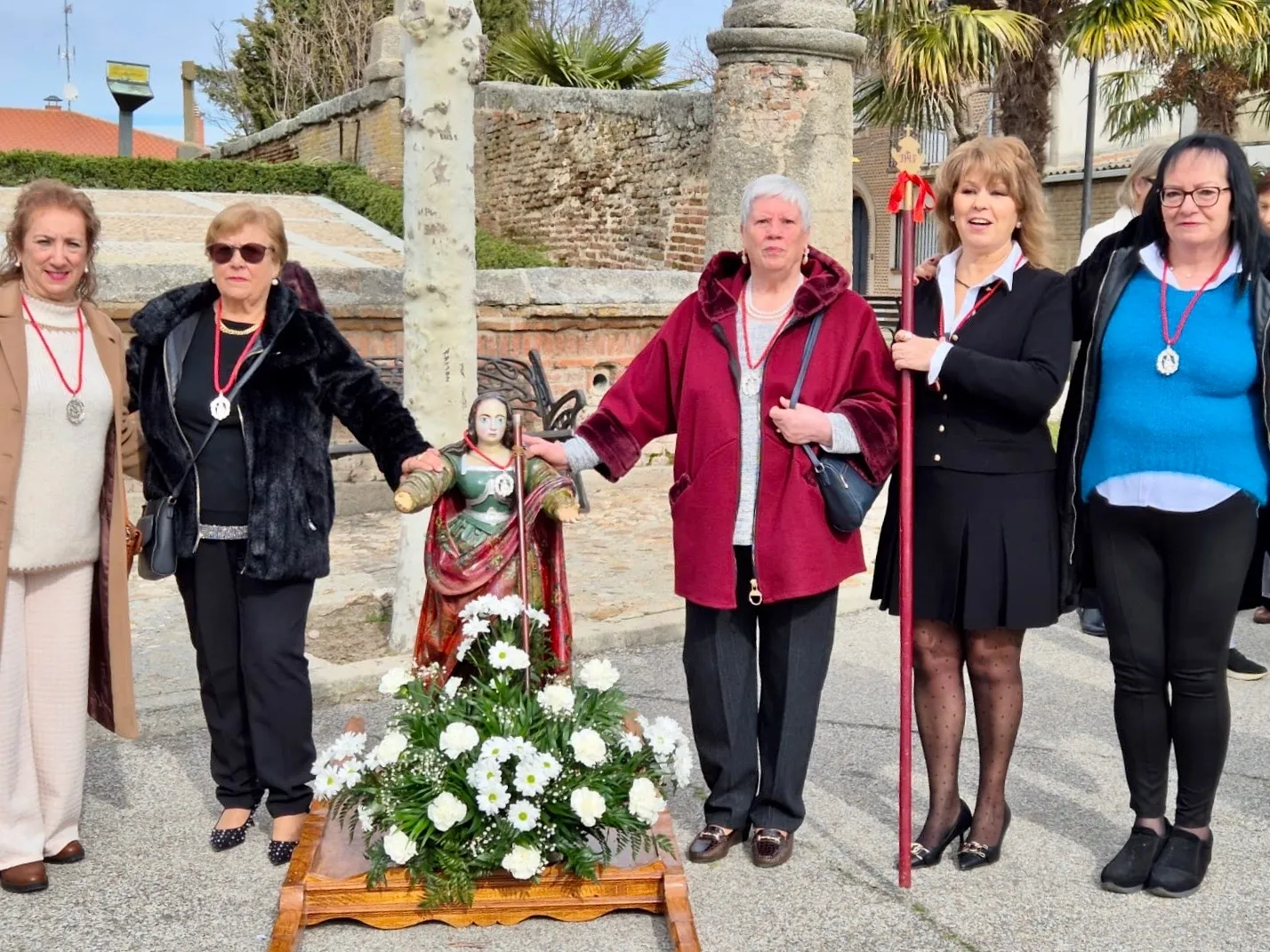 Aldeaseca de la Frontera vivía este lunes en la calle la festividad de Santa Águeda