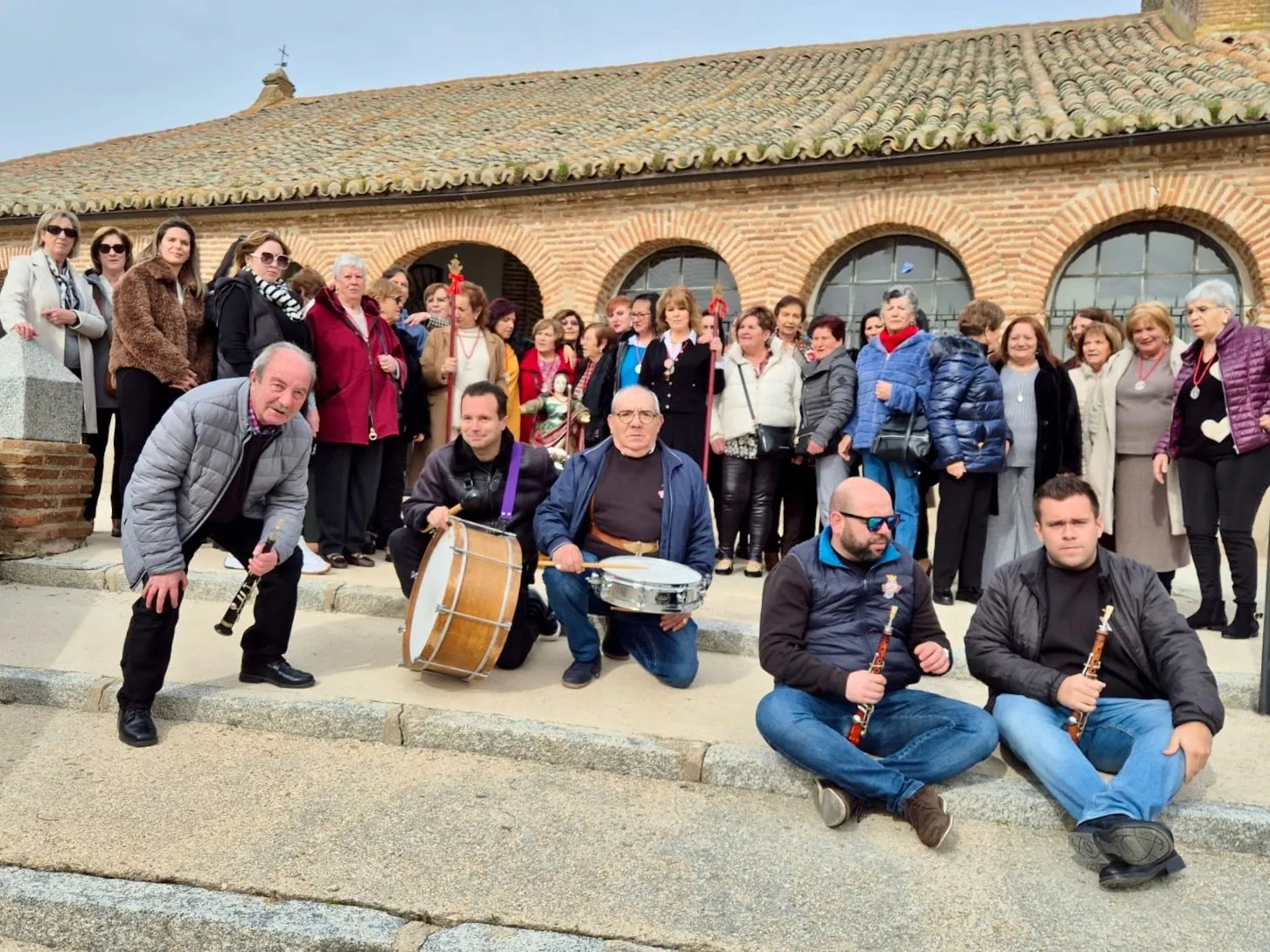 Aldeaseca de la Frontera vivía este lunes en la calle la festividad de Santa Águeda