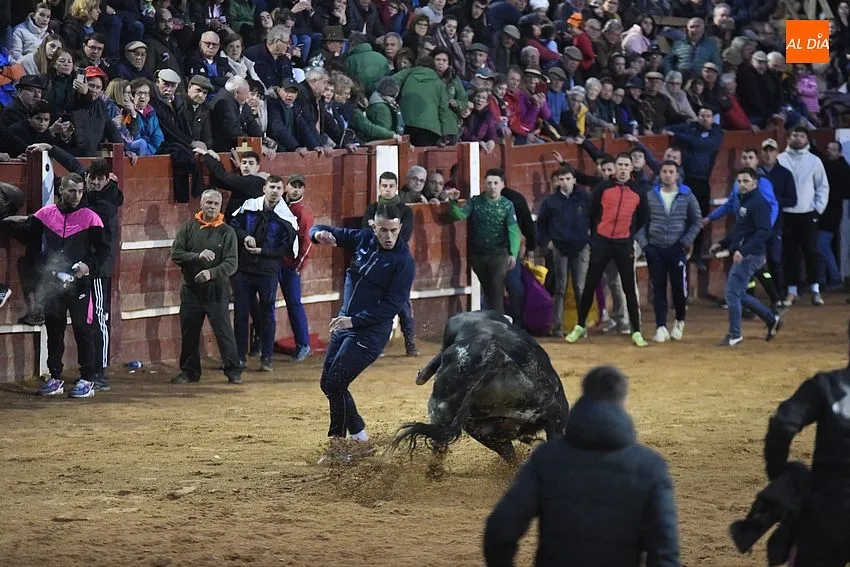 Foto 4 - Aplausos generalizados al o&iacute;rse el &uacute;ltimo toque de la campana tras un r&aacute;pido desencierro