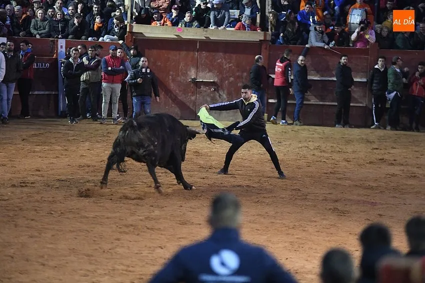 Foto 3 - Aplausos generalizados al o&iacute;rse el &uacute;ltimo toque de la campana tras un r&aacute;pido desencierro