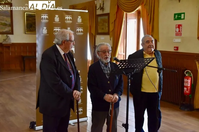 Exposición 'Jerónimo Prieto: sentimiento y acuarelas' en el Casino de Salamanca. Foto Vanesa Martins