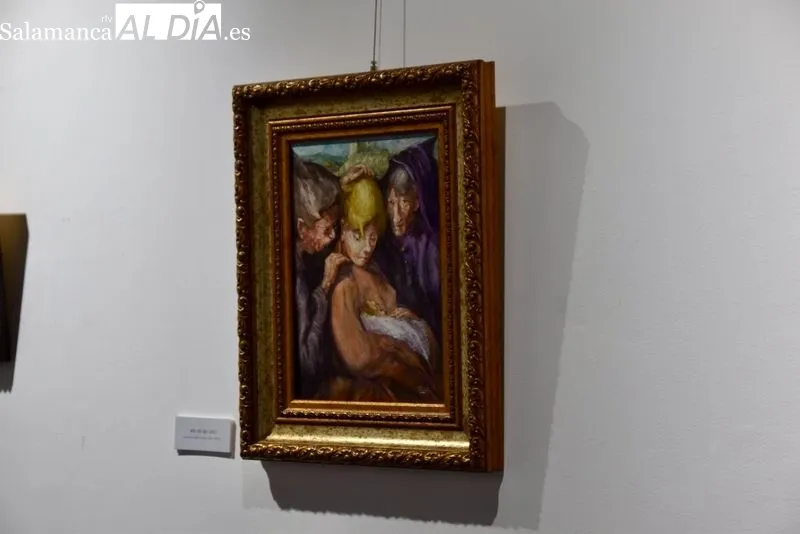 Exposición 'Jerónimo Prieto: sentimiento y acuarelas' en el Casino de Salamanca. Foto Vanesa Martins