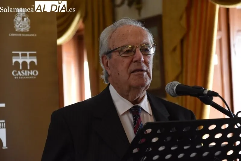 Exposición 'Jerónimo Prieto: sentimiento y acuarelas' en el Casino de Salamanca. Foto Vanesa Martins