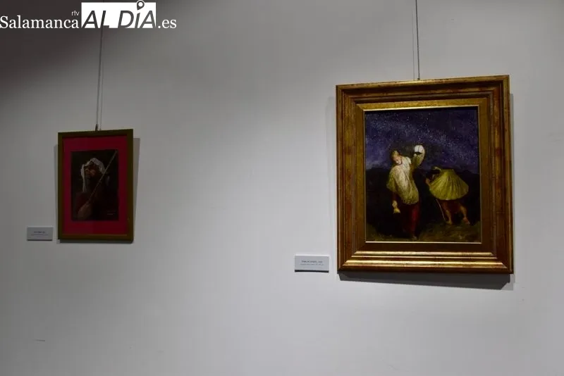 Exposición 'Jerónimo Prieto: sentimiento y acuarelas' en el Casino de Salamanca. Foto Vanesa Martins