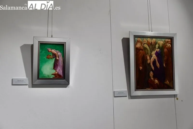 Exposición 'Jerónimo Prieto: sentimiento y acuarelas' en el Casino de Salamanca. Foto Vanesa Martins