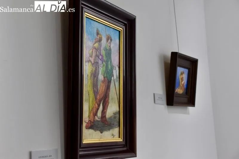 Exposición 'Jerónimo Prieto: sentimiento y acuarelas' en el Casino de Salamanca. Foto Vanesa Martins
