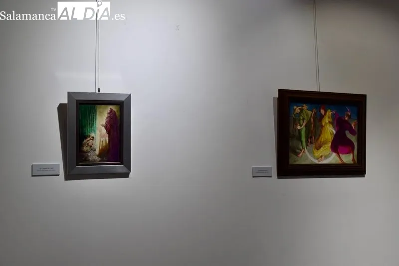 Exposición 'Jerónimo Prieto: sentimiento y acuarelas' en el Casino de Salamanca. Foto Vanesa Martins