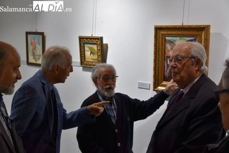 Exposición 'Jerónimo Prieto: sentimiento y acuarelas' en el Casino de Salamanca. Foto Vanesa Martins