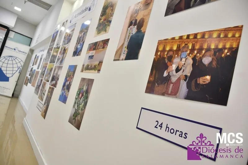 Exposición “65 Años” de Manos Unidas, que ha instalado en la segunda planta del Centro Comercial El Tormes.  Foto Óscar García - Diócesis Salamanca