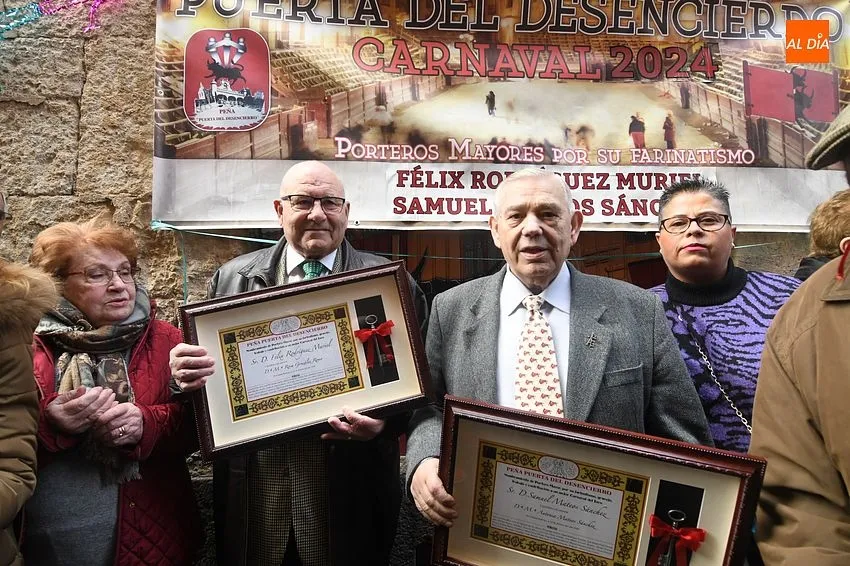 Foto 3 - F&eacute;lix Rodr&iacute;guez y Samuel Mateos son proclamados Porteros Mayores del Carnaval 2024