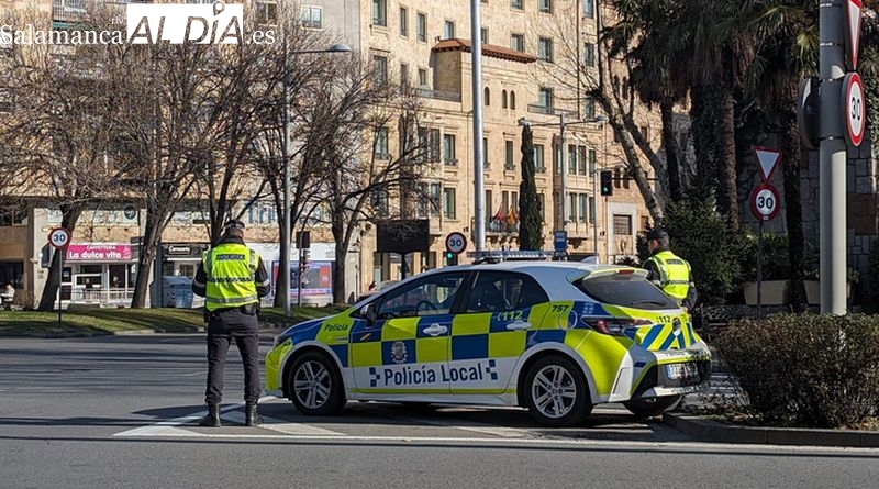Agentes de la Policía Local de Salamanca. Foto: David Sañudo