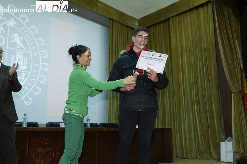 Entrega de premios de la Olimpiada de Geología | FOTOS: David Sañudo