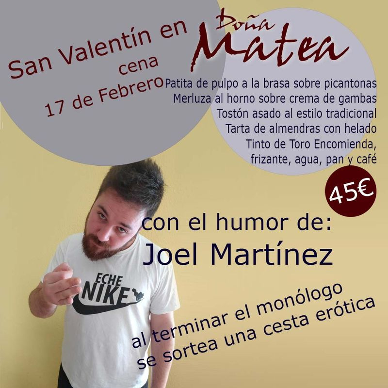 Foto 1 - Humor y amor por San Valentín en el Restaurante Doña Matea