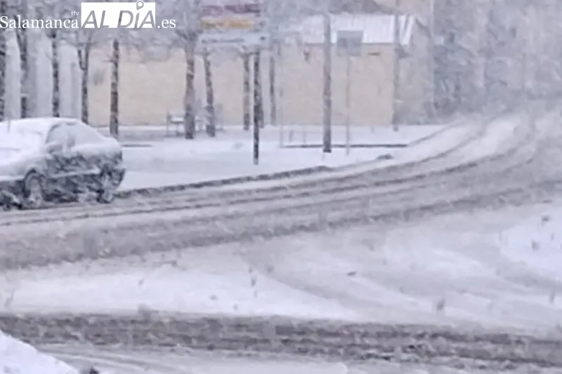 Foto 3 - Una potente nevada sorprende a Pe&ntilde;aranda y comarca