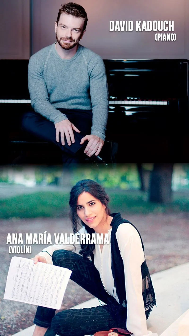 El lunes 13 de mayo en el Liceo, concierto de ANA MARÍA VALDERRAMA y DAVID KADOUCH