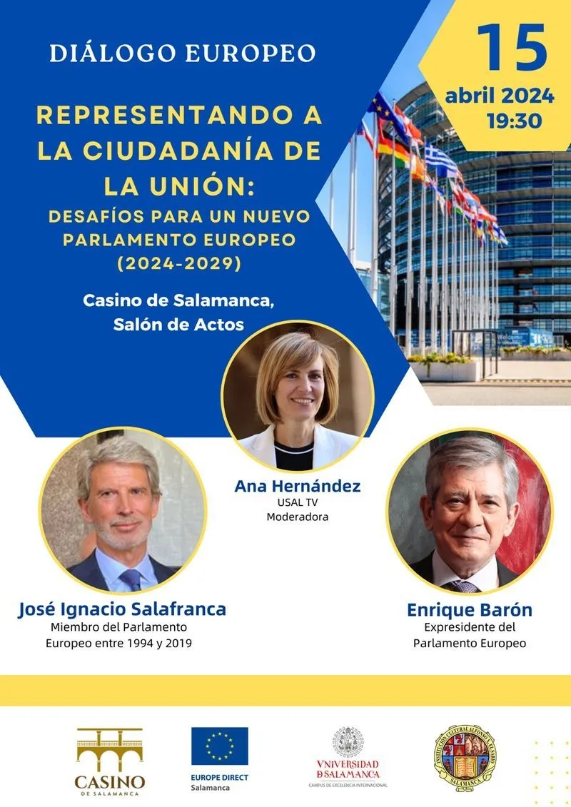 El lunes 15 de abril el Casino acogerá la conferencia de Enrique Barón, presidente de la Unión de Europeístas y Federalistas de España