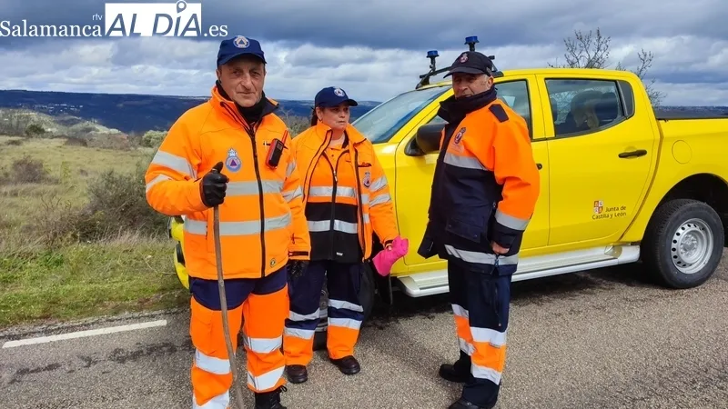 Búsqueda del hombre desparecido en Villarino / CORRAL