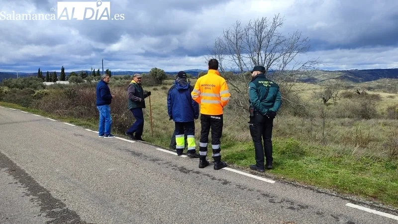 Búsqueda del hombre desparecido en Villarino / CORRAL