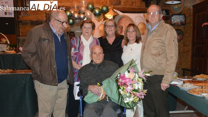 Homenaje en Lumbrales a Ángel Herrero Barrientos por su 100 aniversario