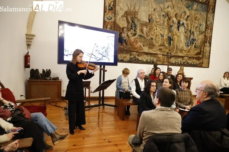 ‘Lectura musicalizada de la correspondencia femenina a Unamuno durante su exilio’ en la Casa-Museo Unamuno. Fotos: David Sañudo