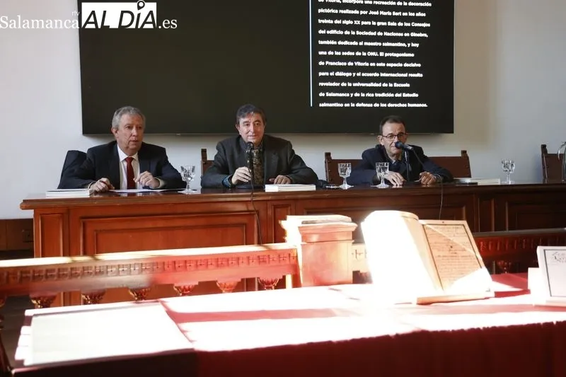 Presentación del libro 'Zeremonial Sagrado y Político de la Universidad de Salamanca' | FOTOS: David Sañudo 