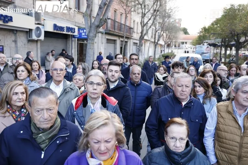 La ‘Ruta por la Igualdad’ del PP ha llegado este jueves a Salamanca. Fotos: David Sañudo