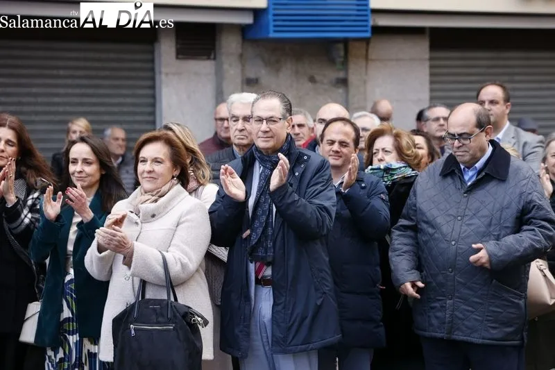La ‘Ruta por la Igualdad’ del PP ha llegado este jueves a Salamanca. Fotos: David Sañudo