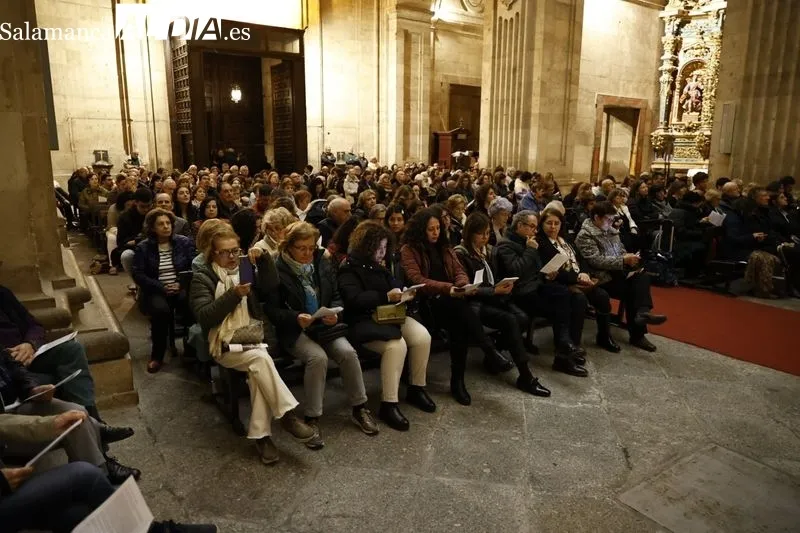 Concierto de Pasión en La Clerecía por el Coro 'Tomás Luis de Victoria' de la Universidad Pontificia de Salamanca (UPSA) . Fotos: David Sañudo