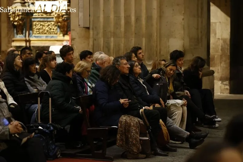 Concierto de Pasión en La Clerecía por el Coro 'Tomás Luis de Victoria' de la Universidad Pontificia de Salamanca (UPSA) . Fotos: David Sañudo