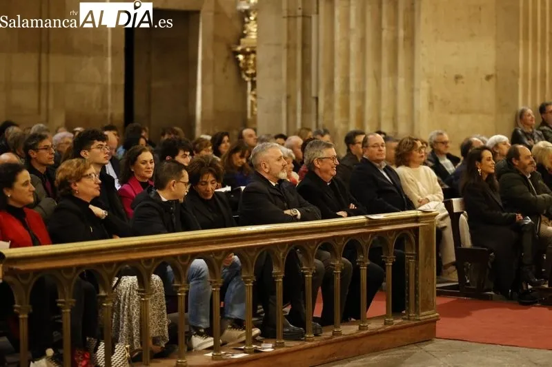 Concierto de Pasión en La Clerecía por el Coro 'Tomás Luis de Victoria' de la Universidad Pontificia de Salamanca (UPSA) . Fotos: David Sañudo