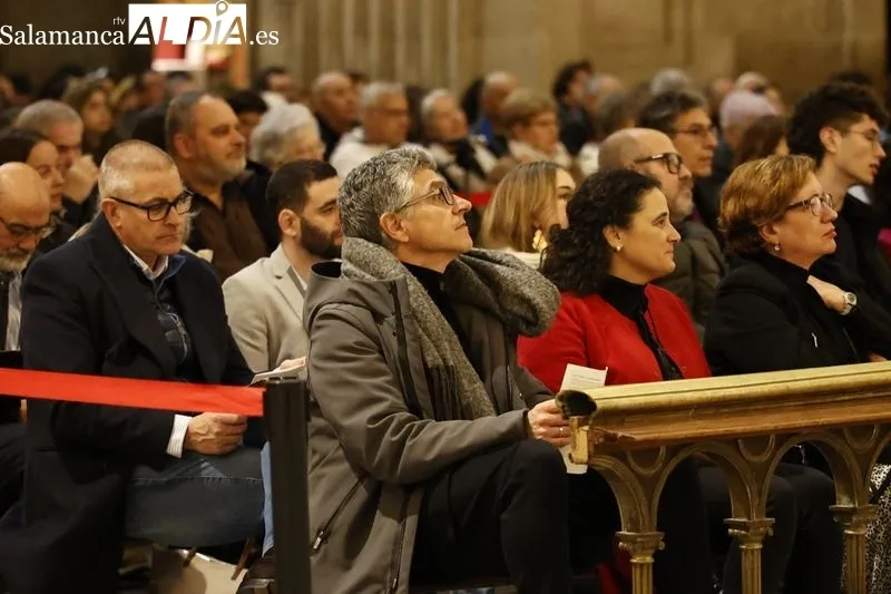 Concierto de Pasión en La Clerecía por el Coro 'Tomás Luis de Victoria' de la Universidad Pontificia de Salamanca (UPSA) . Fotos: David Sañudo