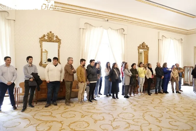 Recepción en el Ayuntamiento de Salamanca de las campeonas de España de tiro con arco. Fotos: David Sañudo.