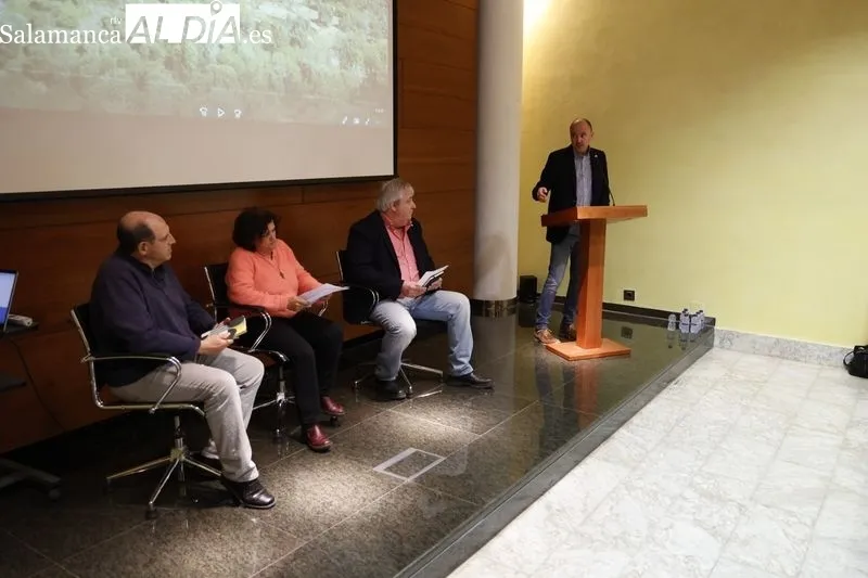La Cámara de Comercio ha acogido la presentación del documental de Adriss 'OCAL. Recuperación de biodiversidad y oportunidades para las Sierras de Salamanca'. Fotos: David Sañudo