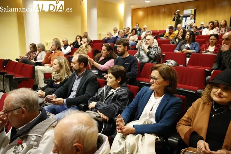 La Cámara de Comercio ha acogido la presentación del documental de Adriss 'OCAL. Recuperación de biodiversidad y oportunidades para las Sierras de Salamanca'. Fotos: David Sañudo