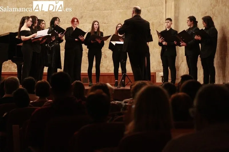 Concierto del Coro Juvenil Ciudad de Salamanca en el Auditorio San Blas. Fotos: Raúl Riego