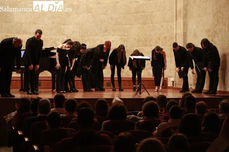 Concierto del Coro Juvenil Ciudad de Salamanca en el Auditorio San Blas. Fotos: Raúl Riego