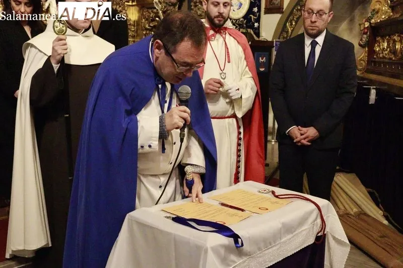 Acto de hermanamiento entre la Ilustre Cofradía de la Santa Vera Cruz de Salamanca y la Hermandad del Santísimo Cristo de la Expiración-Cofradía del Silencio de Ciudad Rodrigo. Fotos: Raúl Riego