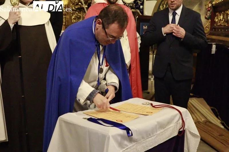 Acto de hermanamiento entre la Ilustre Cofradía de la Santa Vera Cruz de Salamanca y la Hermandad del Santísimo Cristo de la Expiración-Cofradía del Silencio de Ciudad Rodrigo. Fotos: Raúl Riego