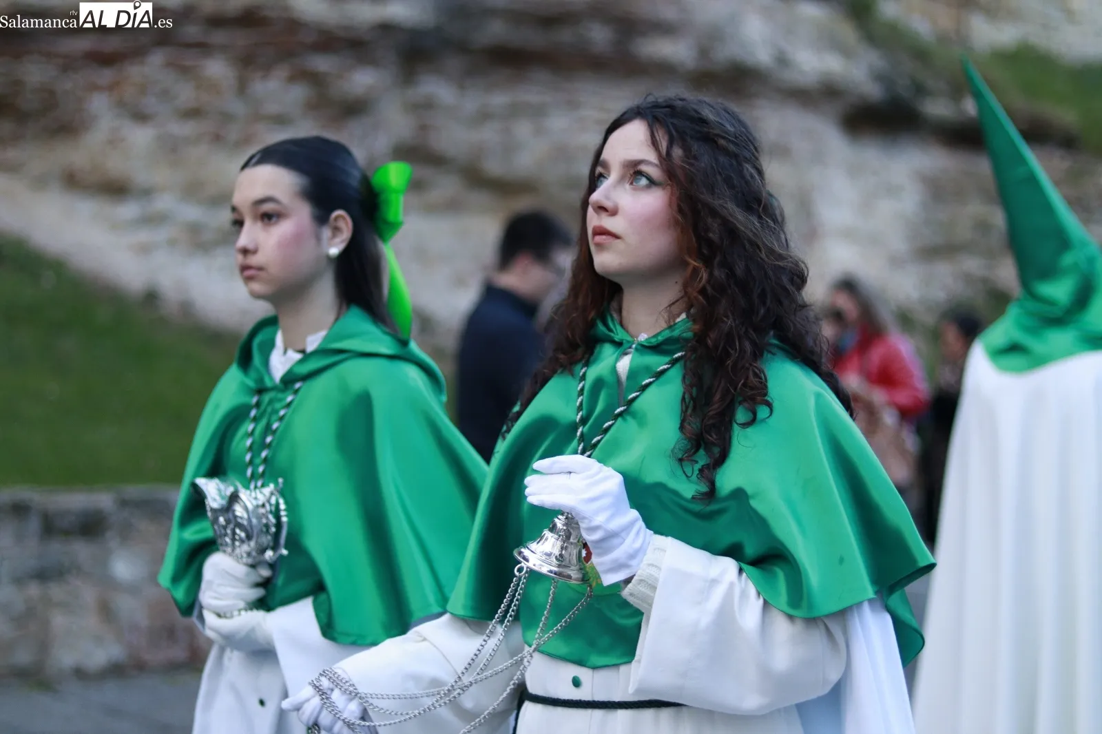 Procesión de la Cofradía de la Oración en el Huerto De Los Olivos. Fotos: Raúl Riego