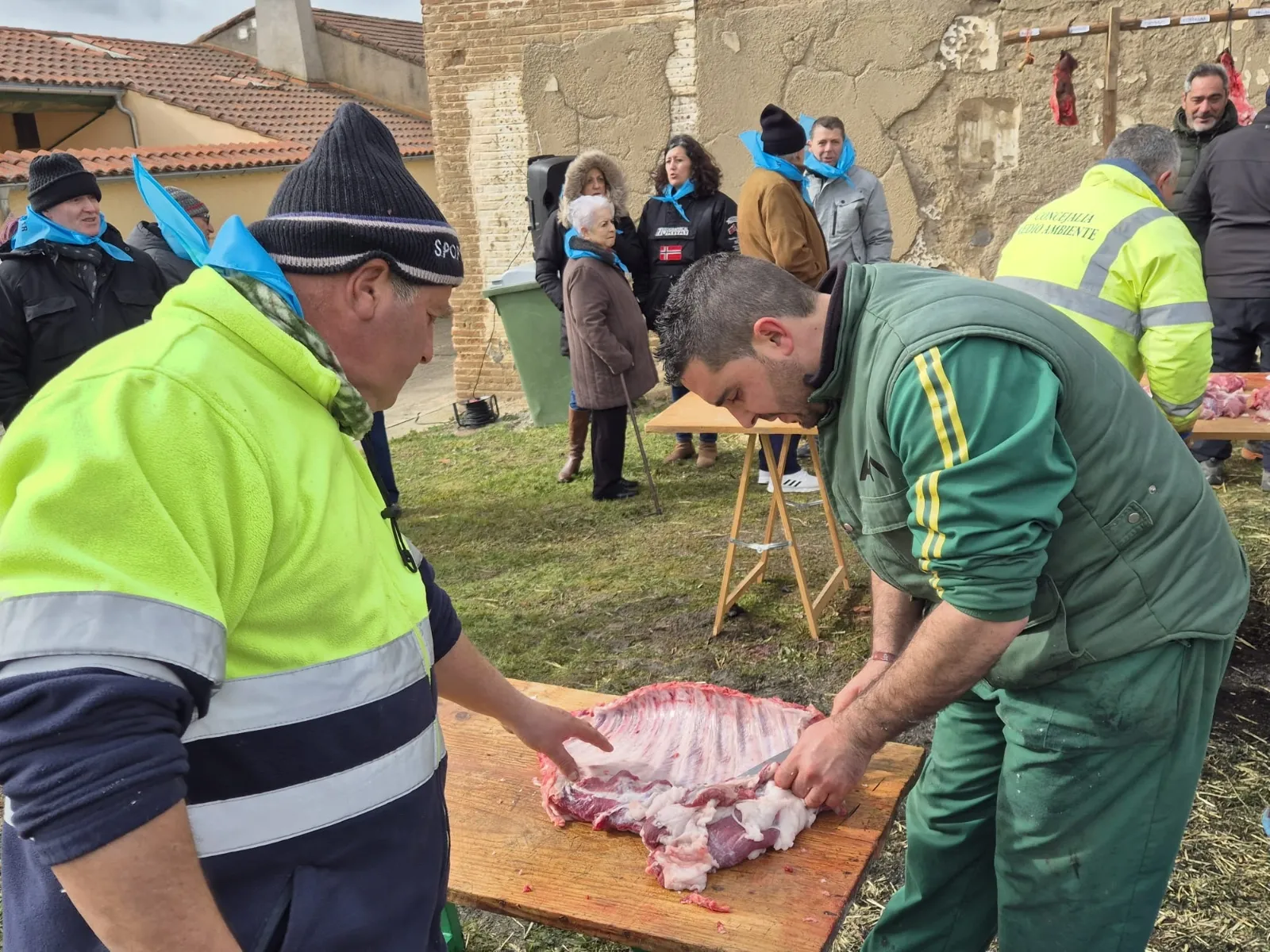 Mancera de Abajo vivía este fin de semana su VI Matanza Tradicional