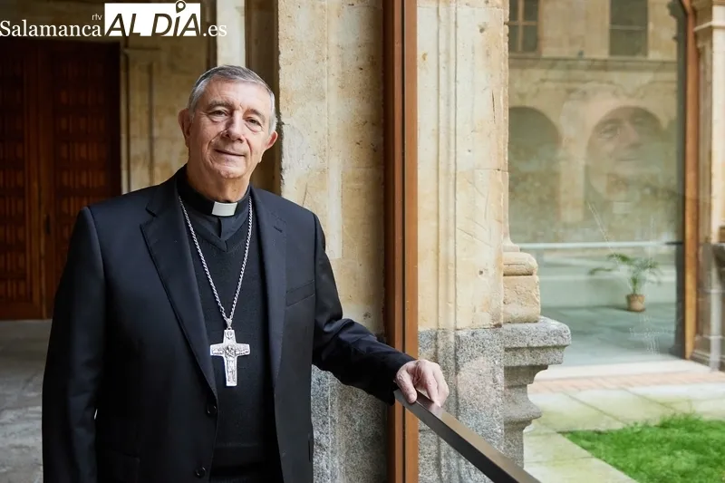 Mons. José Luis Retana, obispo de las diócesis de Salamanca y Ciudad Rodrigo. Fotos: David Sañudo.