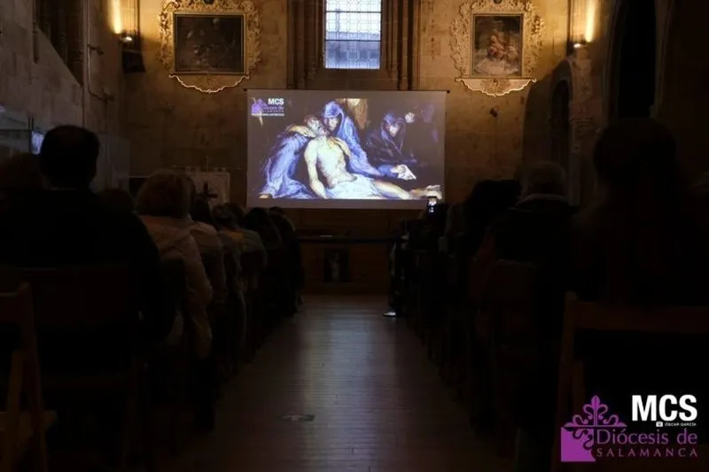 El Palacio Episcopal expone las tavolettas y el Cristo de la Tabla de Jerónimo Prieto. Fotos: Diócesis de Salamanca.