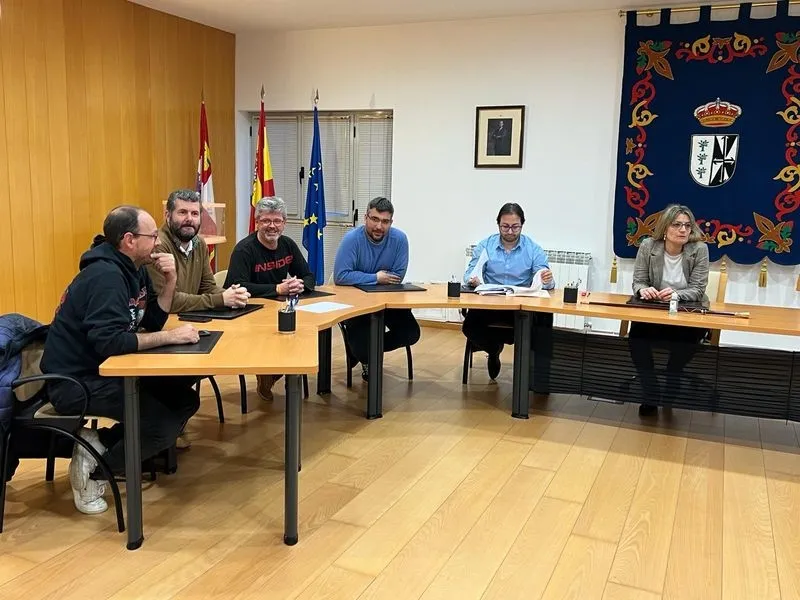 Los concejales de Ciudadanos durante el pleno de este miércoles