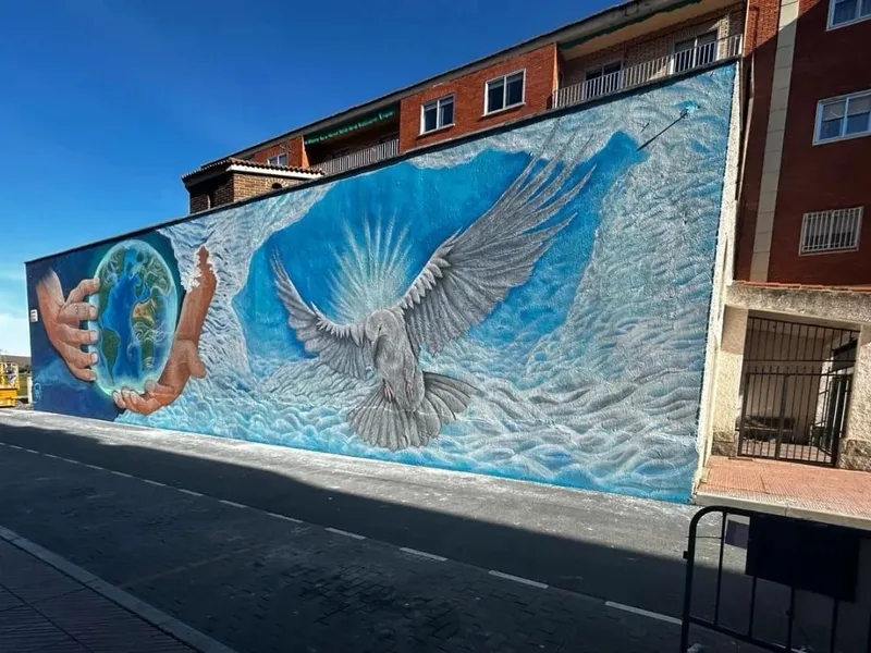 Pinturas murales de Rober Bece en Santa Marta. Fotos: Rober Bece.