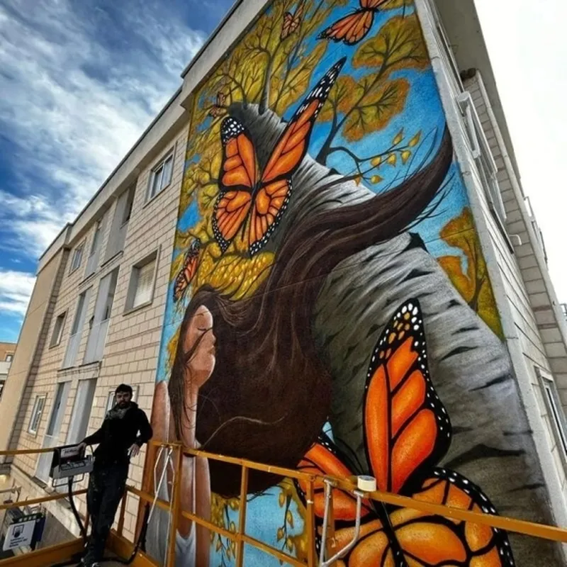 Pinturas murales de Rober Bece en Santa Marta. Fotos: Rober Bece.