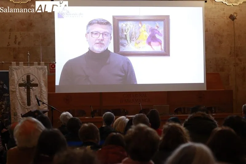 Homenaje al pintor Jerónimo Prieto por sus obras hecha para la Hermandad del Cristo del Amor de la Paz y presentación de seis nuevas taboletas. Fotos: Raúl Riesgo